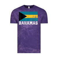 Cloud Purple Bahamas Flag Country Men Women Kids Christmas Gift Family Vintage Tee - longCreatives