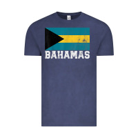 Vintage Denim Bahamas Flag Country Men Women Kids Christmas Gift Family Vintage Tee - longCreatives