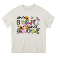 Cream kinda boujee kinda broke Heavy Core Tee - MaliasSmallBusiness