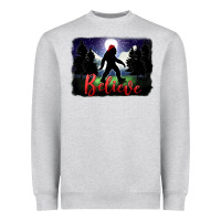 Bigfoot Believe Christmas Heavyweight Sweatshirt | Teevron
