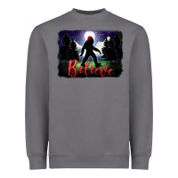 Storm bigfoot believe christmas Heavyweight Sweatshirt - FaDigitalArtStudio