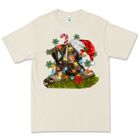 Bone Christmas soldier veteran boots Premium Tee - MaliasSmallBusiness