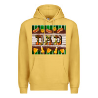 Antique Gold Football Dad Tumbler Premium Hoodie - BundleAndBundleShop