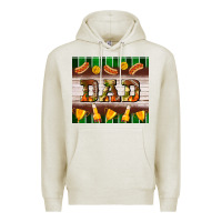 Oatmeal Heather Football Dad Tumbler Premium Hoodie - BundleAndBundleShop