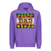 Purple Football Dad Tumbler Premium Hoodie - BundleAndBundleShop
