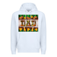 White Football Dad Tumbler Premium Hoodie - BundleAndBundleShop