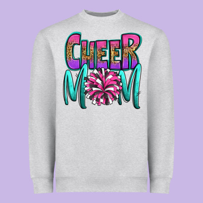 Cheer Mom Heavyweight Sweatshirt Designed By Oliviacreatesart