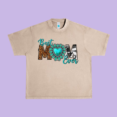 Best Mom Ever Urban Heavy Tee Designed By Texasbilliewilder