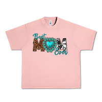 Salmon Best Mom Ever Urban Heavy Tee - texasbilliewilder