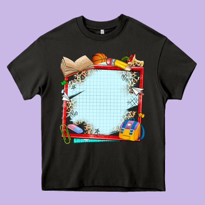 School Your Text Here Heavy Core Tee Designed By Nancycooperartshop