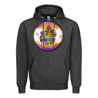 Charcoal Heather stay sweet earrings Zipper Hoodie - BundleAndBundleShop