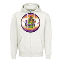 Oatmeal Heather stay sweet earrings Zipper Hoodie - BundleAndBundleShop