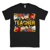 Black Western Teacher Black And Glitter Classic Tee - LillyAllenDesigns