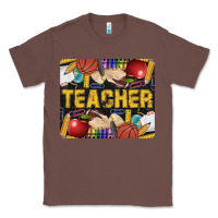 Chestnut Western Teacher Black And Glitter Classic Tee - LillyAllenDesigns