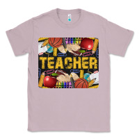 Lilac Western Teacher Black And Glitter Classic Tee - LillyAllenDesigns