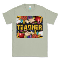 Matcha Western Teacher Black And Glitter Classic Tee - LillyAllenDesigns
