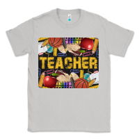 Moon Dust Western Teacher Black And Glitter Classic Tee - LillyAllenDesigns