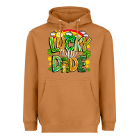 Meerkat Lucky Little Dude Heavyweight Hoodie - CowhideDigitalArt