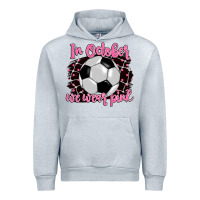 Heather Grey in october we wear pink soccer Urban Hoodie - BarkalooDesign
