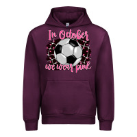 Mauve Wine in october we wear pink soccer Urban Hoodie - BarkalooDesign