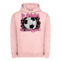 Pigment Salmon in october we wear pink soccer Urban Hoodie - BarkalooDesign