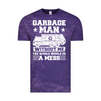 Cloud Purple garbage man gift t  shirt recycling trash garbage man t  shirt Vintage Tee - longCreatives