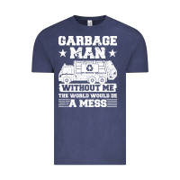 Vintage Denim garbage man gift t  shirt recycling trash garbage man t  shirt Vintage Tee - longCreatives