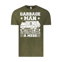 Vintage Olive garbage man gift t  shirt recycling trash garbage man t  shirt Vintage Tee - longCreatives