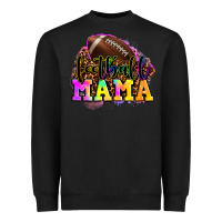 Black football mama Heavyweight Sweatshirt - OliviaCreatesArt
