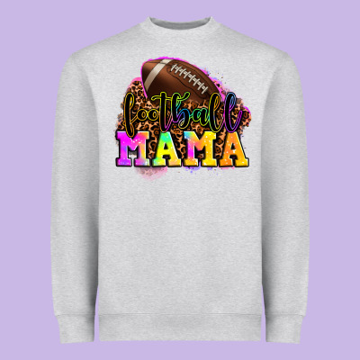 Football Mama Heavyweight Sweatshirt Designed By Oliviacreatesart