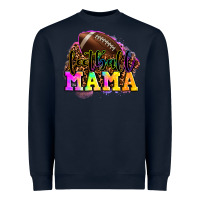 Navy football mama Heavyweight Sweatshirt - OliviaCreatesArt
