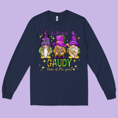 It's The Most Gaudy Time Of The Year Long Sleeve Tee Designed By Howdyjamesfarm