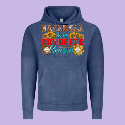 Baseball Is My Favorite Season Vintage Hoodie Designed By Nancycooperartshop