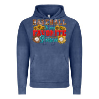 Vintage Denim Baseball is my favorite season Vintage Hoodie - NancyCooperArtShop