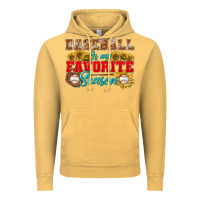 Vintage Mustard Baseball is my favorite season Vintage Hoodie - NancyCooperArtShop