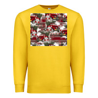 Lemon vintage christmas car pattern Premium Sweatshirt - CowhideDigitalArt