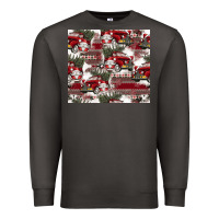 Smoke vintage christmas car pattern Premium Sweatshirt - CowhideDigitalArt