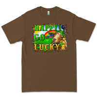 Cacao happy go lucky goat Premium Tee - RanaPortraitStore
