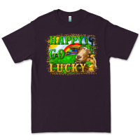 Plum happy go lucky goat Premium Tee - RanaPortraitStore
