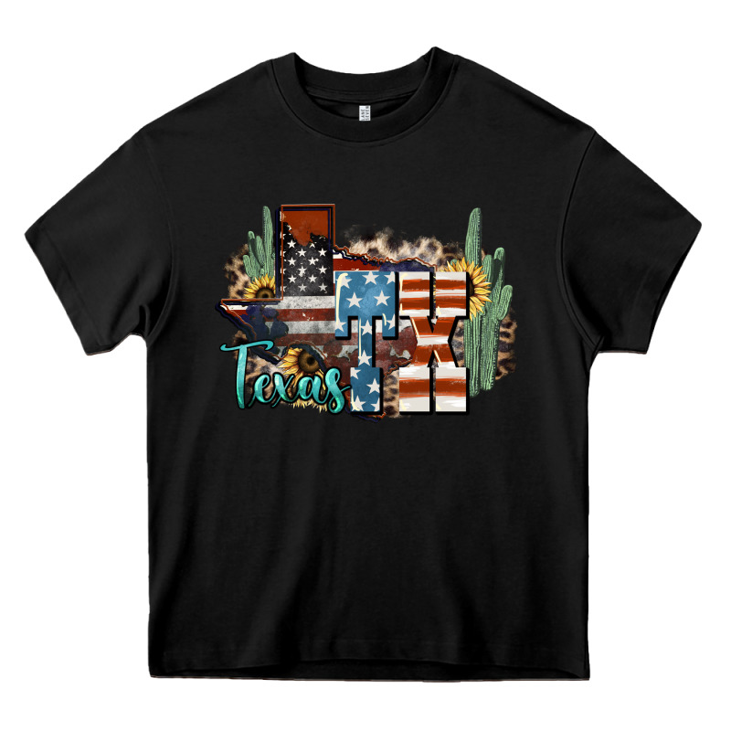 Tx Texas Heavy Core Tee by NancyCooperArtShop | Teevron
