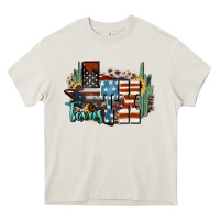 Cream tx texas Heavy Core Tee - NancyCooperArtShop