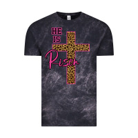 Cloud Black He Is Risen Leopard Vintage Tee - Bettercallsaul