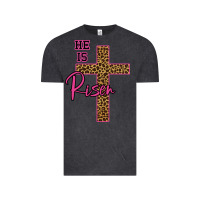 Vintage Black He Is Risen Leopard Vintage Tee - Bettercallsaul