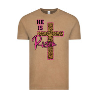 Vintage Coffee He Is Risen Leopard Vintage Tee - Bettercallsaul