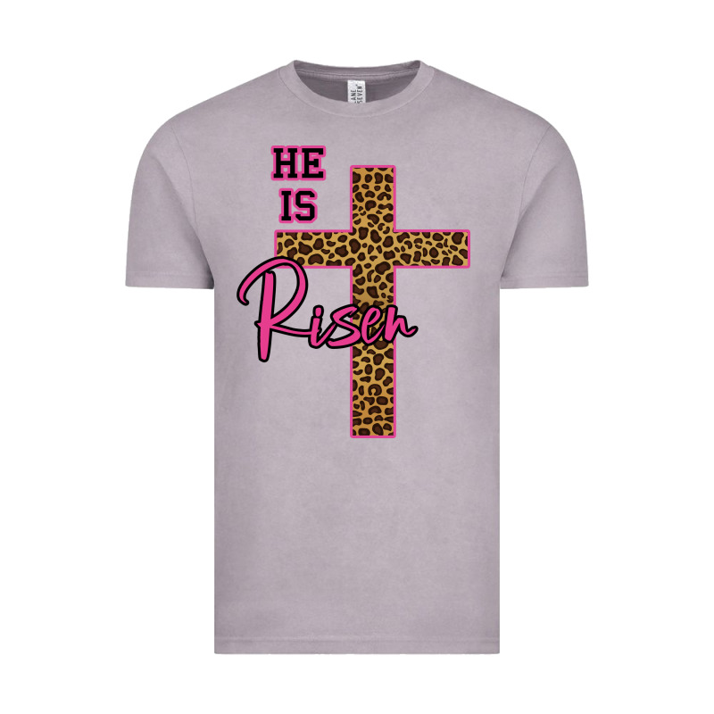 He Is Risen Leopard Vintage Tee by Bettercallsaul | Teevron