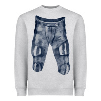 Heather Grey football padded pant fa element Heavyweight Sweatshirt - FaDigitalArtStudio