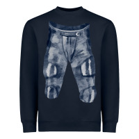 Navy football padded pant fa element Heavyweight Sweatshirt - FaDigitalArtStudio