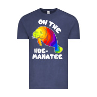Vintage Denim oh the hue manatee funny manatee shirts manatee gifts t shirt Vintage Tee - longCreatives