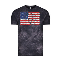Cloud Black political protest american flag   stand united t shirt Vintage Tee - longCreatives
