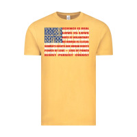Vintage Mustard political protest american flag   stand united t shirt Vintage Tee - longCreatives